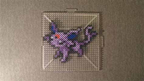 Espeon Pokemon Perler Bead Sprite Art And Collectibles Collectibles