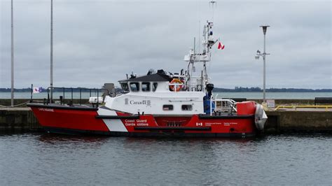 Canadian Coast Guard Vessel At Portsmouth Harbour Kingston Ontario