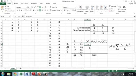 Chi-Square Tests in Excel (Nonparametric Significance ...
