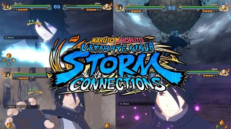 Naruto X Boruto Ultimate Ninja Storm Connections Moveset Sasuke Supporting Kage Youtube