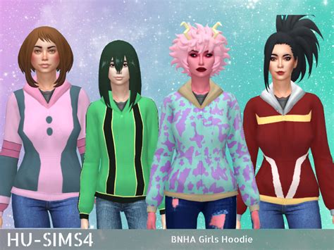 The Sims Resource Bnha Girls Hoodie