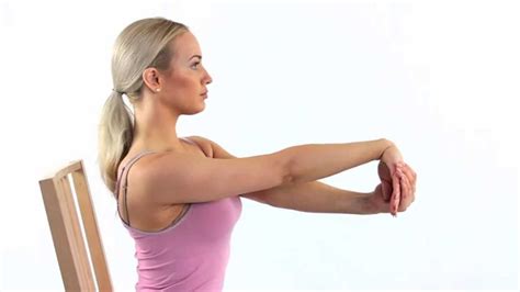 How To Do A Wrist Flexion Stretch With External Rotation Youtube