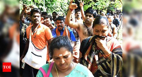 Sabarimala Temple How Mob Fury Halted Women From Having Darshan At Sabarimala Kochi News