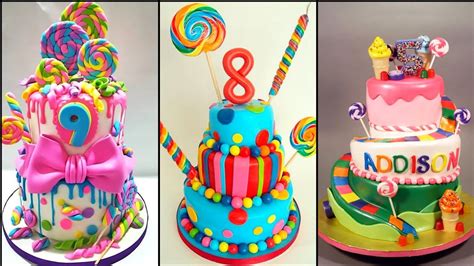 40 Amazing And Elegant Candy Land Theme Birthday Cake Ideas For Baby Boy