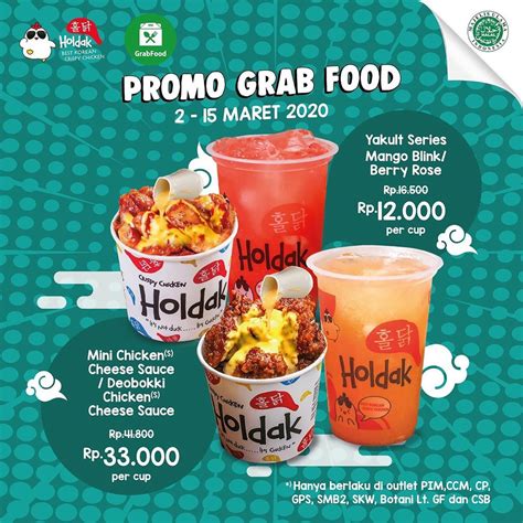 Save with 21 active grabfood vouchers. Holdak Promo Grab Food Periode 2 - 15 Maret 2020 ...