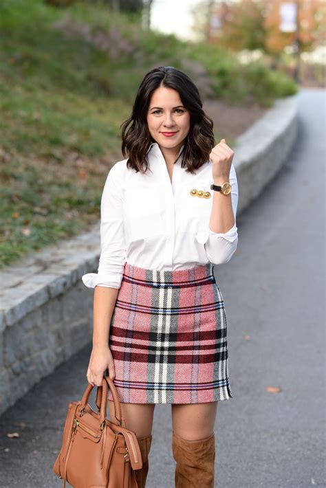 How To Wear A Plaid Mini Skirt For Fall My Style Vita Mini Skirts Check Mini Skirt Skirt