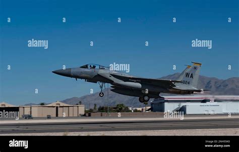 An F 15c Assigned To The 57th Wing Nellis Air Force Base Takes Off