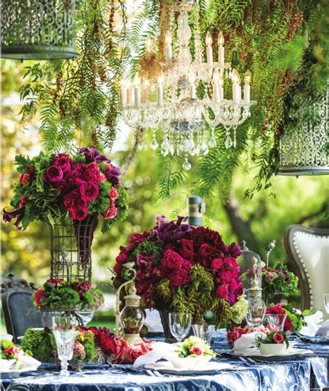 reds wines deep pinks greens gorgeous outdoor events decor event decor garden wedding