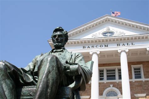 Mr Lincoln In Front Of Bascom Hall If The Creative Common Flickr