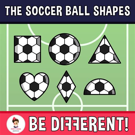 Soccer Ball Shapes Clipart Geometry Math 2d Sport Shapes Ball