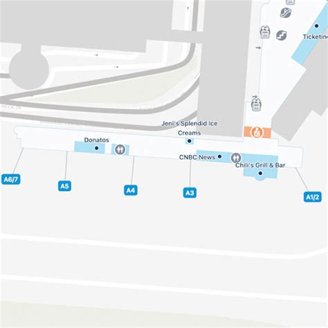 Columbus Airport Map Guide To Cmhs Terminals