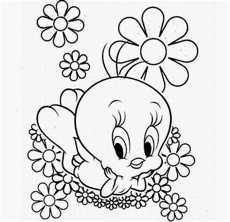 Gangster Tweety Bird Coloring Pages Coloring Pages
