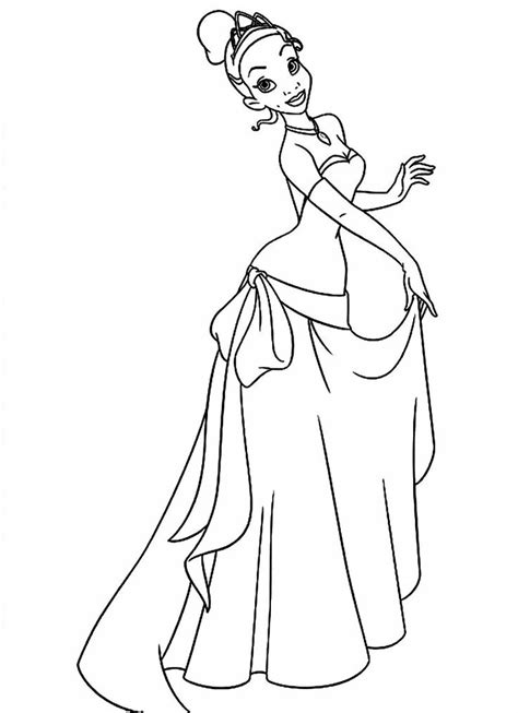 Color the pictures online or print them to color them with your paints or crayons. Tiana coloring pages to download and print for free