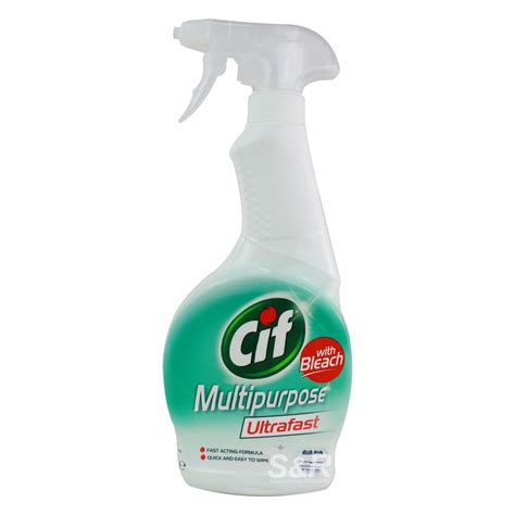 Cif Ultrafast Multipurpose Spray With Bleach 450ml