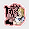 Private Eyes They're Watching You. - Handcuffs - Sticker | TeePublic