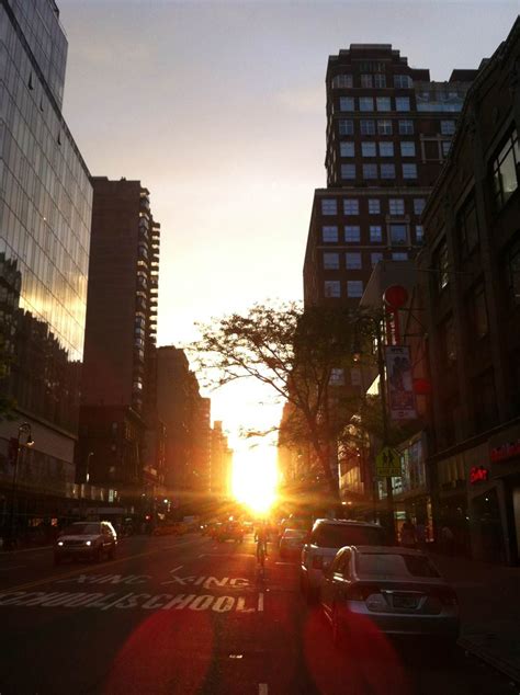 Manhattanhenge Sunset Lights Up New York City Tonight Live Science
