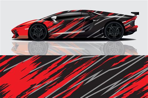 Sport Car Decal Wrap Design Vector Vector Art At Vecteezy