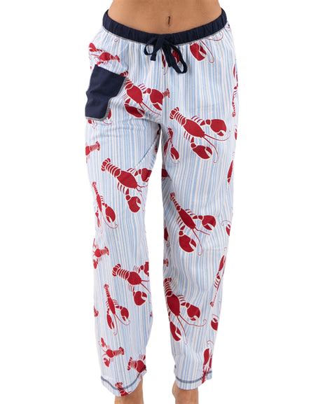 Lazyone Pajamas For Women Cute Pajama Pants And Top Separates Lobster