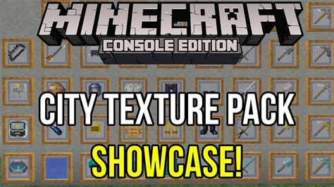 Minecraft Xbox And Ps3 City Texture Pack Showcase Review Youtube