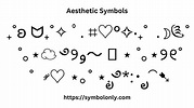 Aesthetic Symbols Copy and Paste ╰┈ : ̗̀ ˏˋ°•*⁀