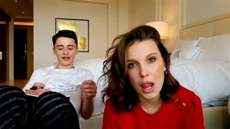 Millie Bobby Brown And Noah Schnapp X Noahs Youtube Channel
