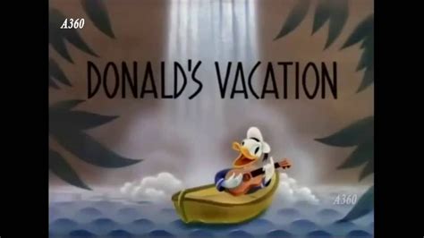 Donald Duck Vacation Episode Animated Cartoons Donald Donald Duck
