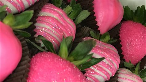 Watch Me Pink Chocolate Covered Strawberries 🍓 Tutorial Youtube