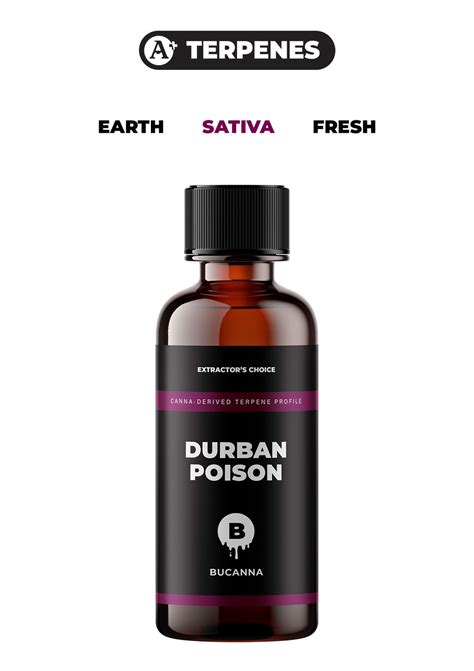 Durban Poison Canna Derived Terpenes Bucanna Labs