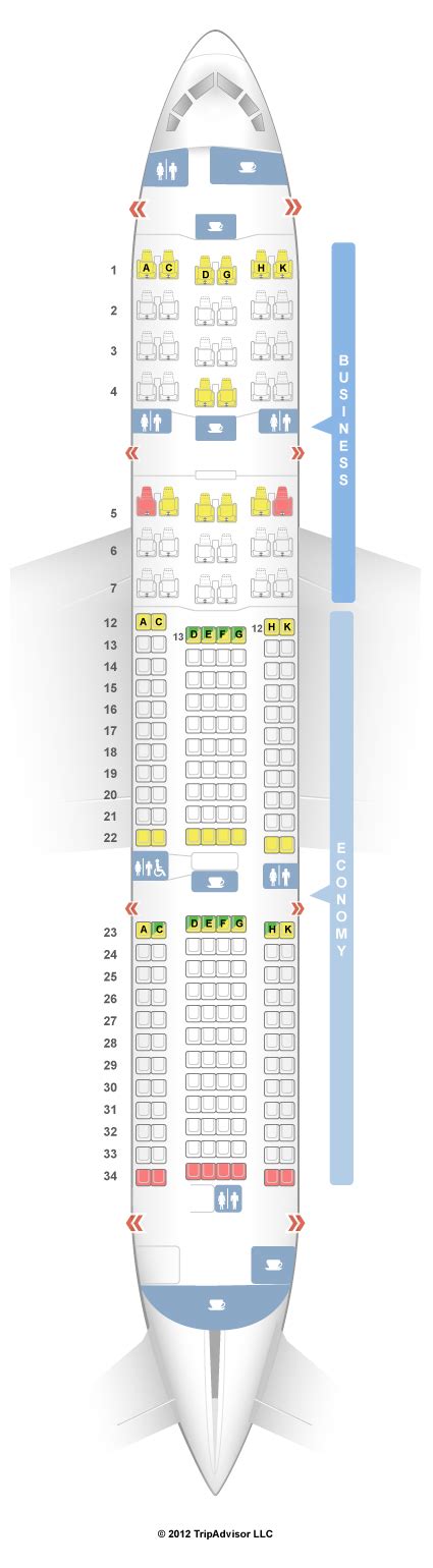Royal Brunei Airlines 787 Seat Map