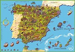 Spain tourist map | Map of spain, Tourist map, Map