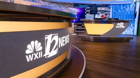 Photos Wxii 12 News Debuts New Set Featuring State Of The Art Technology