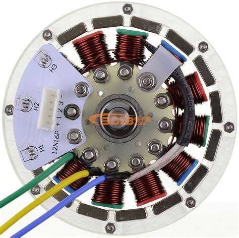 Disc Type 12n16p Brushless Dc Motor Permanent Magnet External Rotor
