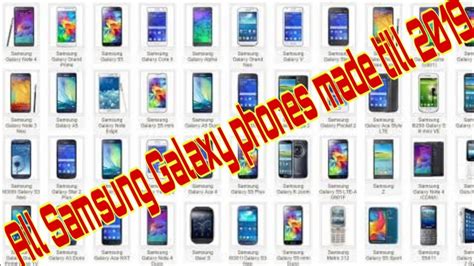 All The Galaxy Smartphones That Samsung Has Launched Till Date
