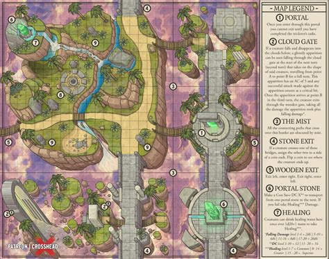Crossheadstudios Fragmented Dungeon Fantasy Ttrpg Planar Gate Floating