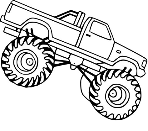 Coloriage Monster Truck à Imprimer