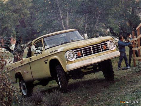 Images Of Dodge W200 Power Wagon Sweptline Pickup B6 1966 800x600