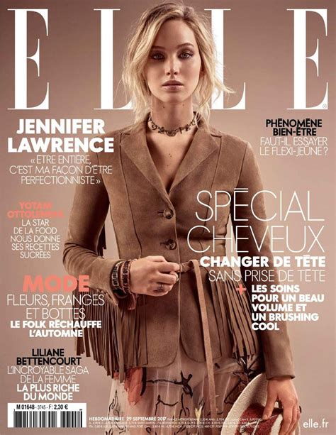 Jennifer Lawrence In Elle Magazine France Semtpmer 2017 Issue Hawtcelebs