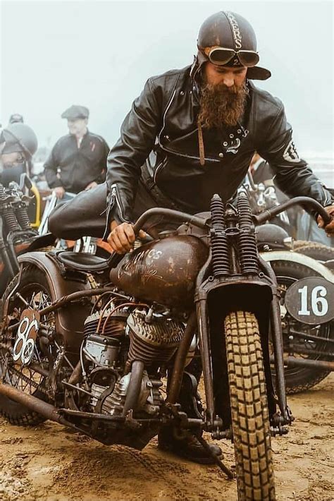 Vintage Custom Riders Biker Photography Harley Bikes Cafe Racer Honda