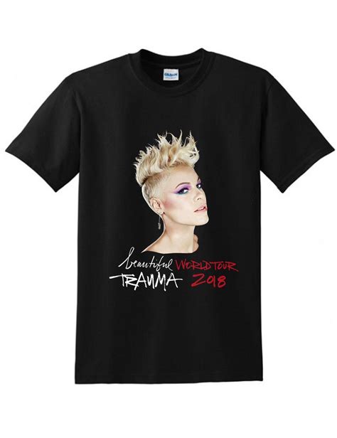 Pink Singer Shirt T Shirt Beautiful Trauma Tour 2018 From Liguo0044
