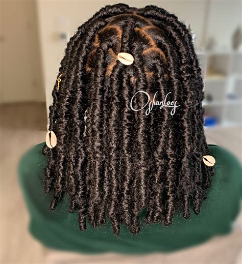 Simple Boho Locs Bob Short Black Hair For Chubby Face Mens Uneven