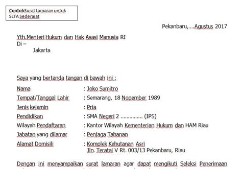 Saya tujukan surat tersebut kepada menteri hukum dan ham ri di jakarta dan ditandatangani. JurnalRakyat | Jembatan Informasi Untuk Rakyat