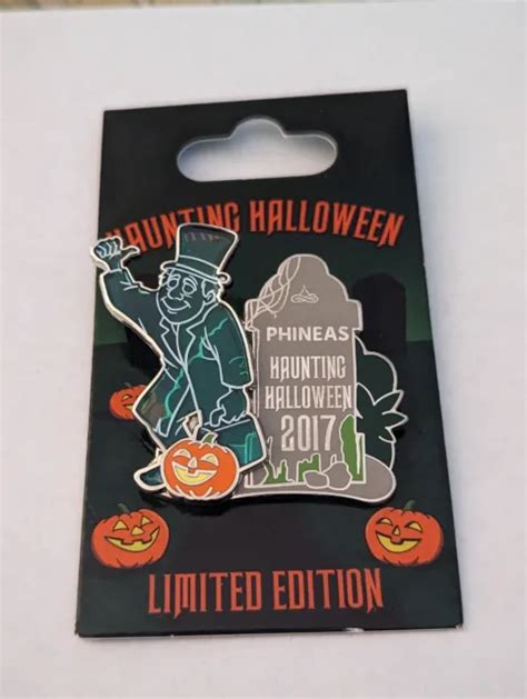 Disney Hitchhiking Ghost Haunted Mansion Halloween Phineas Pin Free Us