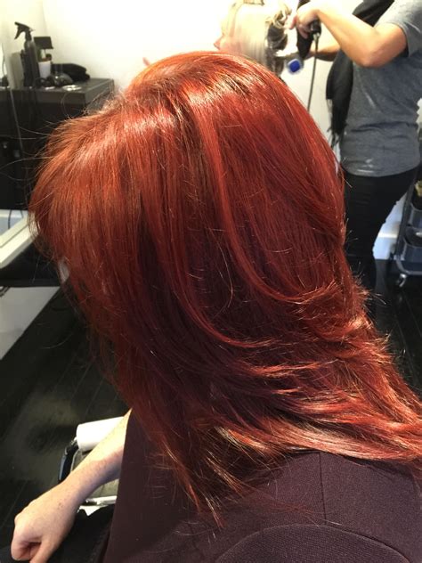 Vibrant red | Long hair styles, Hair styles, Vibrant red