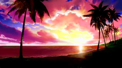 Anime Scenery Wallpaper Sunset Bakaninime