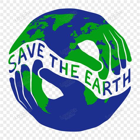 Save The Earth Creative Vector Art Illustration Png Transparent