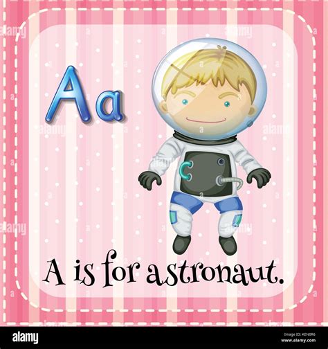 A Letter A For Astronaut Stock Vector Image And Art Alamy