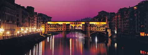 Bridges Italy Florence Ponte Vecchio Rivers Reflections Hd Wallpaper