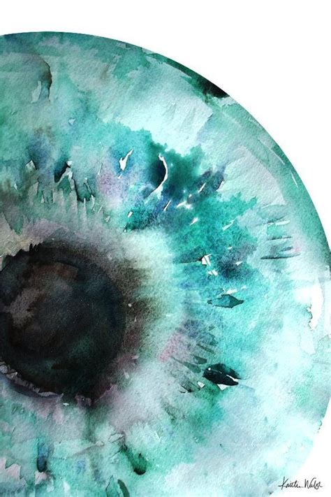 Iris Watercolor Print Abstract Eye Art Anatomy Art Etsy In 2020