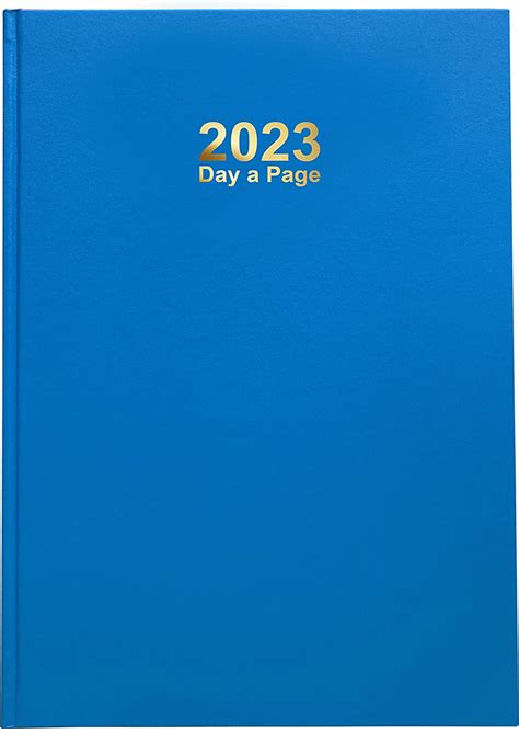 2023 A4 One Day To Page Diary With Full Page For Saturday And Sunday