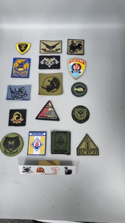 Assorted Military Patches Last Piece Per Design Hobbies And Toys